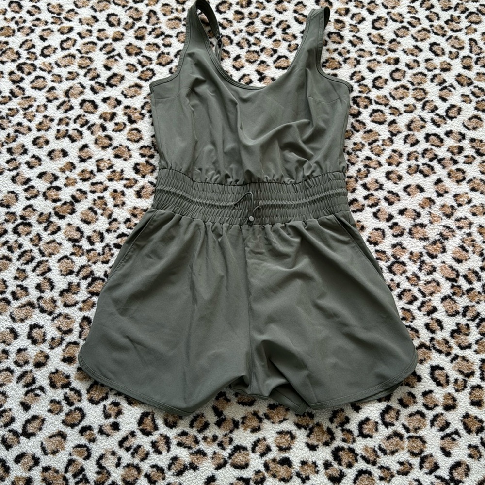 Green romper, Abercrombie and Fitch size extra small